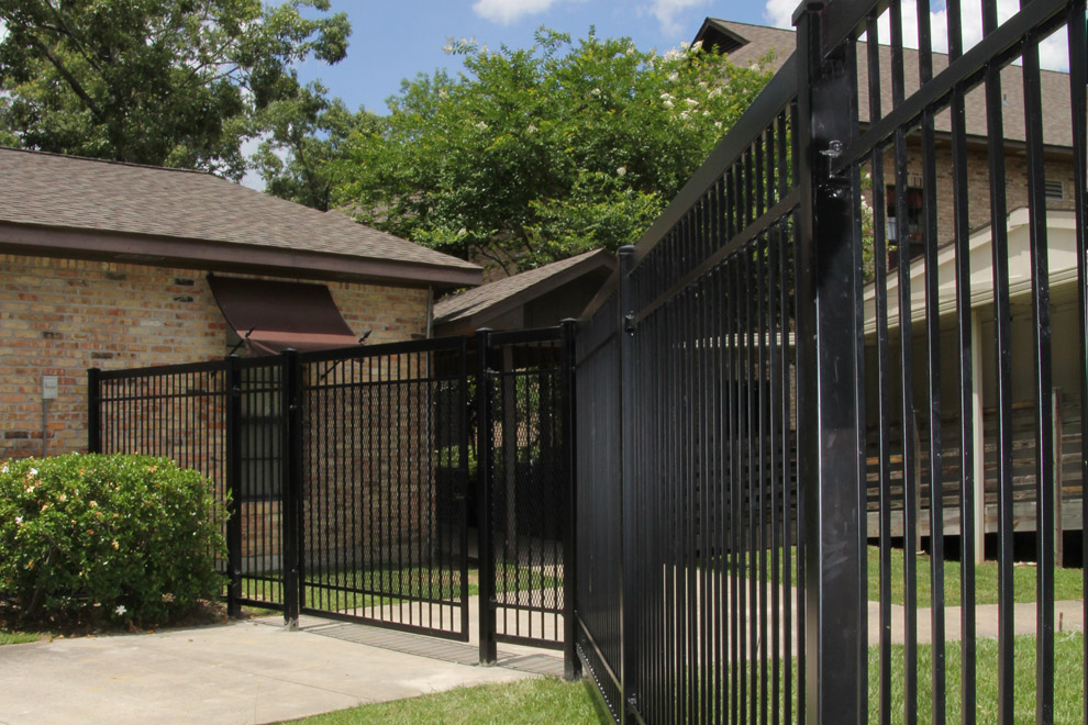 commercial wrought iron fence