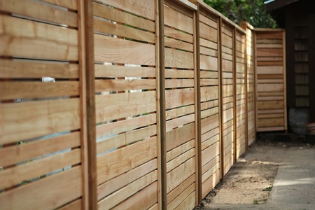 commercial wood fence